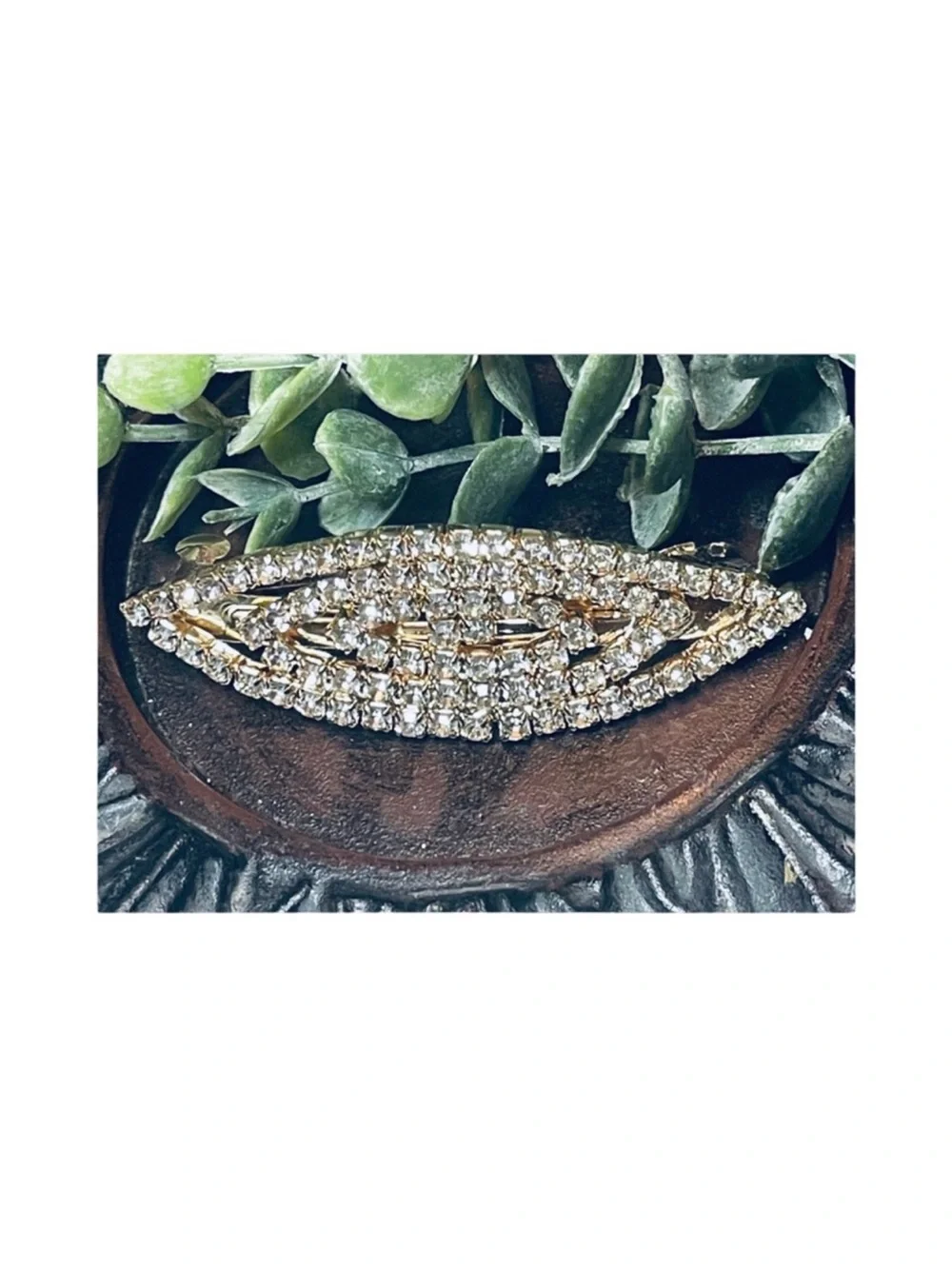 Clear Crystal Rhinestone Hair Clip - Women's Accessory FINAL PRICE DROP